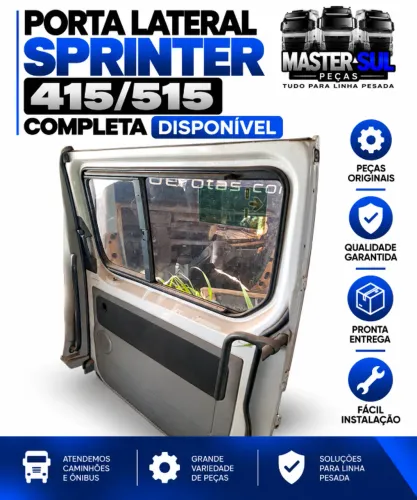 Porta lateral Sprinter 415 /515 completa disponível