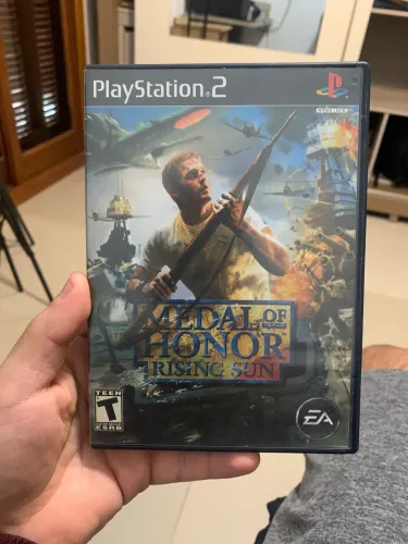 Jogo medal of honor rising sun ps2 original PlayStation 2 moh play colecionador