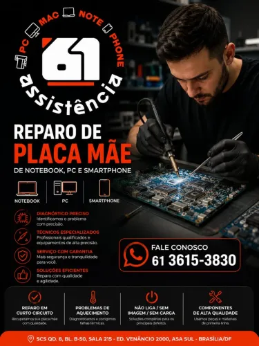 Reparo de Placa Especializado | Conserto de Placa Mãe Notebook e PC