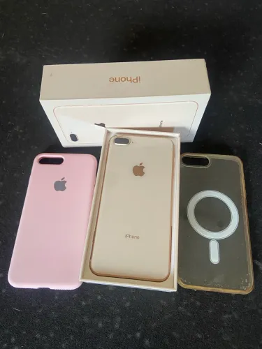 iPhone 8 Plus Rose Gold 256g + Caixa Original - Para Reparo