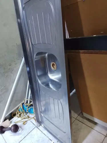 Pia de aluminio 1.50