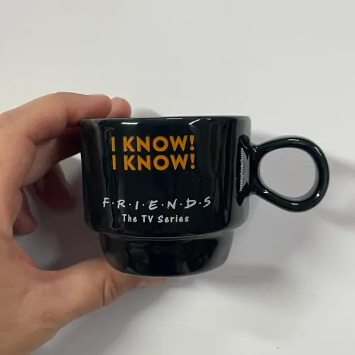 Xícara Friends Mônica imaginarium tv series caneca i know cafe