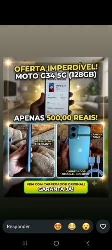 Celular moto g34 128g