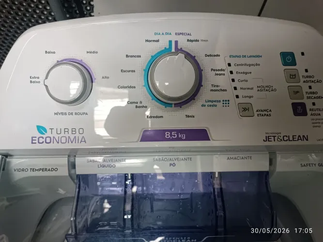 Máquina Eletrolux 8,5 kg - retirar 19/06