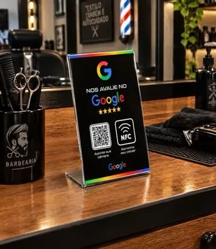 Placas Tecnologia NFC para Avaliação no Google e Instagram!