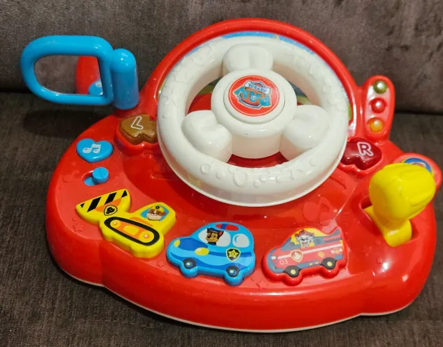 Volante infantil patrulha canina