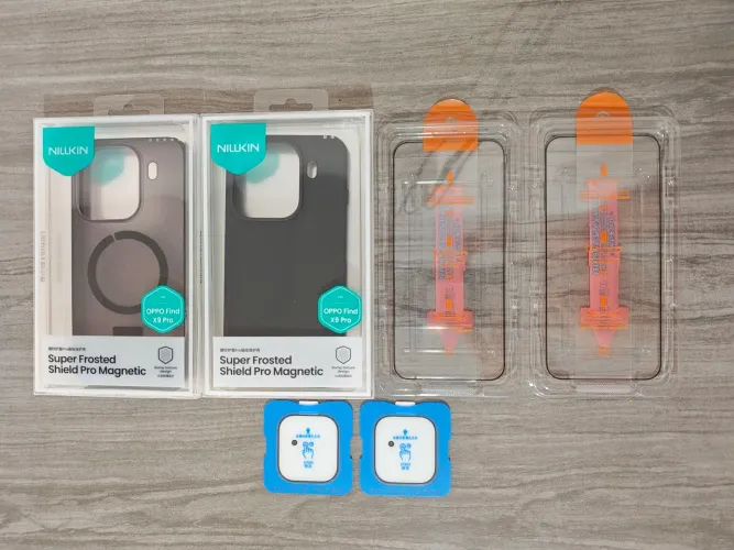 Kit 2 capa Nillkin 2 película Oppo Find X9 Pro