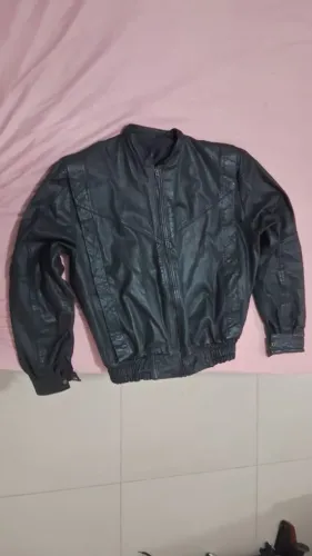 Jaqueta de couro tamanho M