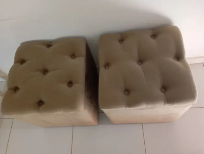 2 Puff para sofá Premium
