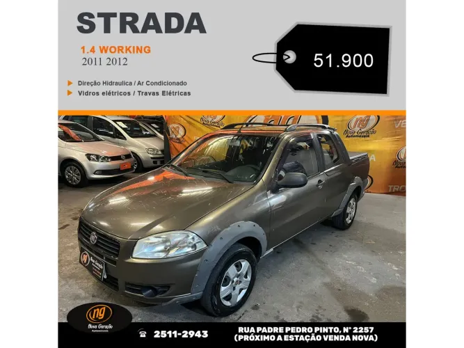 Fiat Strada Working 1.4 MPI Fire Flex 8V CD 2012