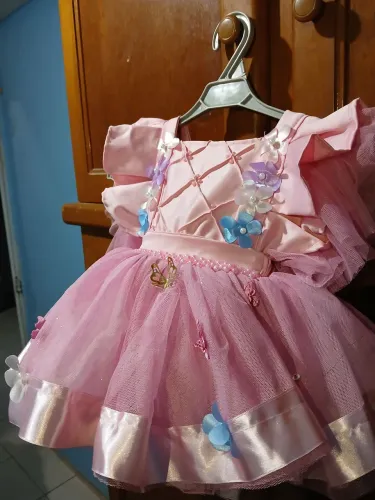 Vestido para festa infantil
