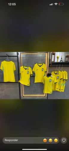 Camiseta Brasil amarela torcedor