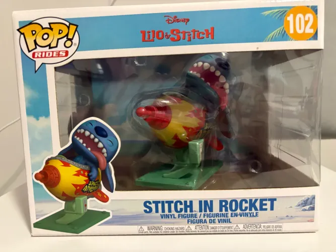 Funko Pop! Rides Disney Lilo & Stitch In Rocket 102