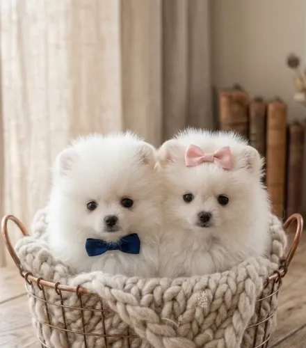 Filhotes de Spitz Alemão com Pedigree