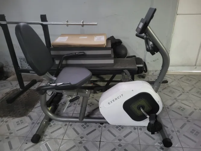 Bicicleta ergonômica horizontal exercit 1500