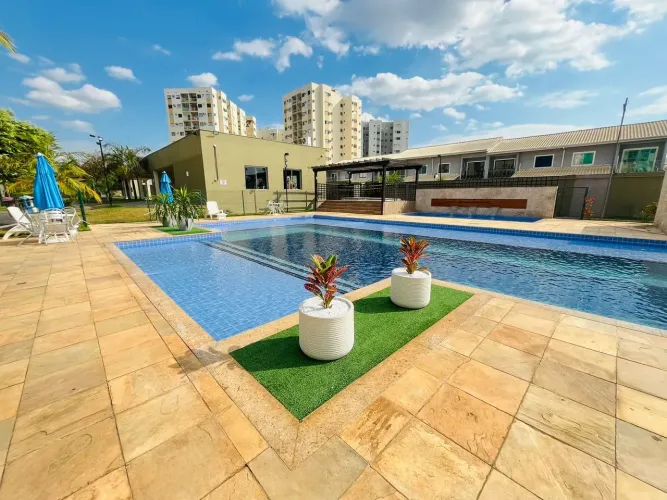 Apartamento 3 Qts no condomínio Aguas do Madeira com mobília