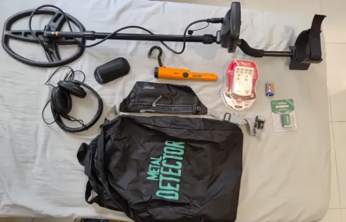 Baixou - Detector de Metais + Kit Completo (Quase Novo!) Modelo Tx-850