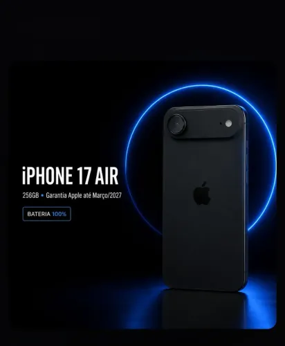 iPhone 17 air 256 GB cor preto 