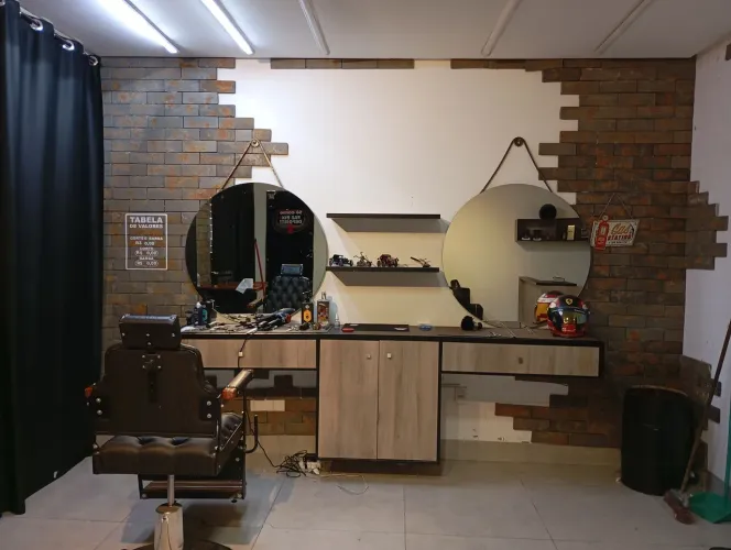 Barbearia completa pra retirar vendo picado
