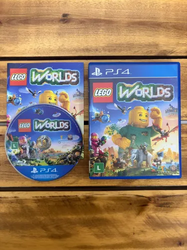 LEGO Worlds PS4 - Jogo Original - Mídia Física