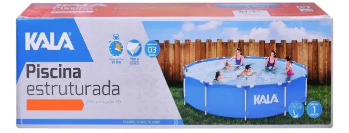 Piscina Estruturada Kala 4.870 Litros ? NOVA