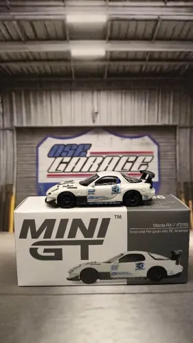 Mini GT<br>MAZDA RX-7 (FD3S) ITOSYOUKAI REI-GOUKI WITH RE AMEMIYA MGT00996
