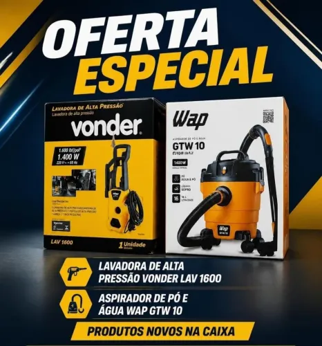 Lavadora VONDER + Aspirador WAP