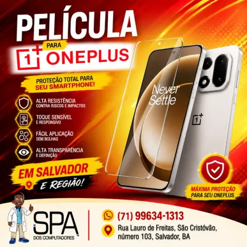 Película para smartphone OnePlus em Salvador e região