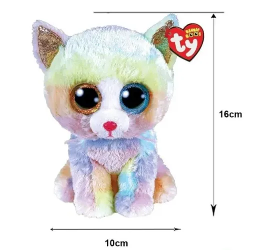 Pelúcia Ty Beanie Boos Gato Heather Original