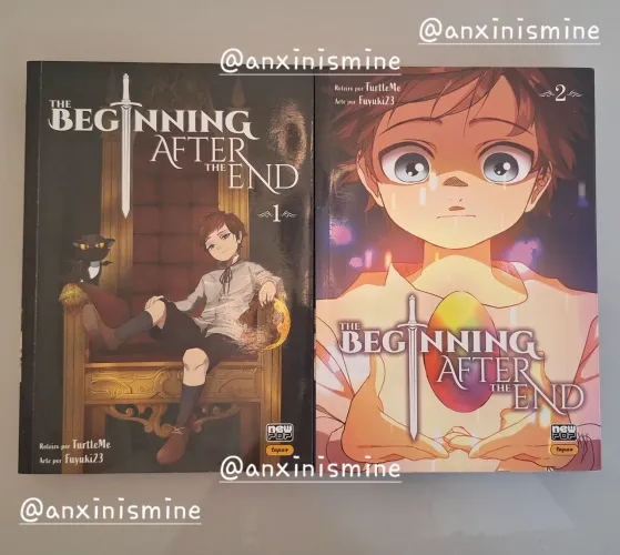 Manhwa The Beginning After the End - Kit Volume 1 e 2 - Páginas Coloridas em Português