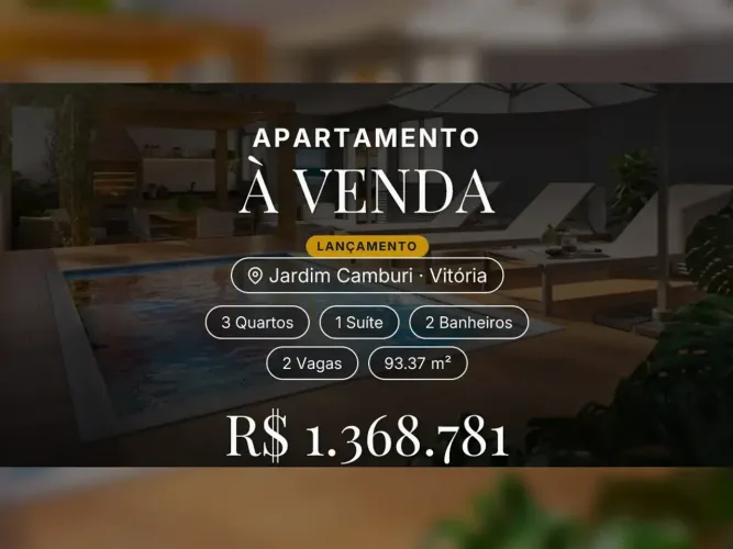 Aproveite a vida em Jardim Camburi: apartamento com área de lazer completa!