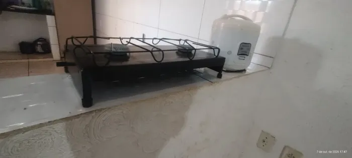 Panela e fogão portátil