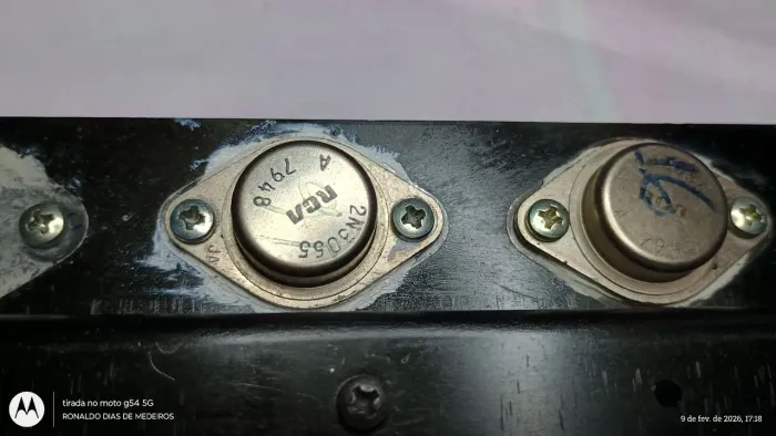 Transistor 2n3055 RCA RECEIVERS S125
