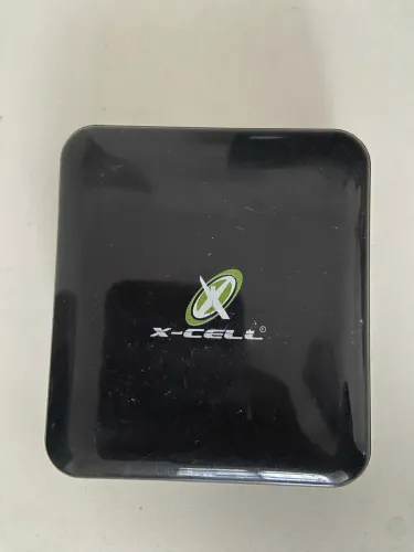 Carregador Portátil Power Bank X-Cell c/ 3 Cabos Embutidos (iPhone, Tipo-C e V8)