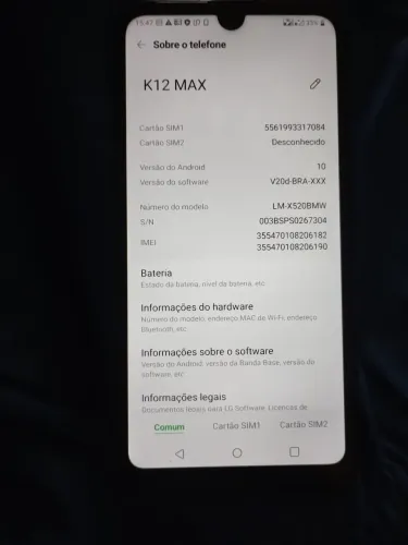 VENDO CELULAR LG K12 MAX! ?