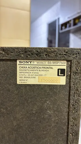 Par de Caixas Sony SS-MSP7500 6 Ohms - Originais