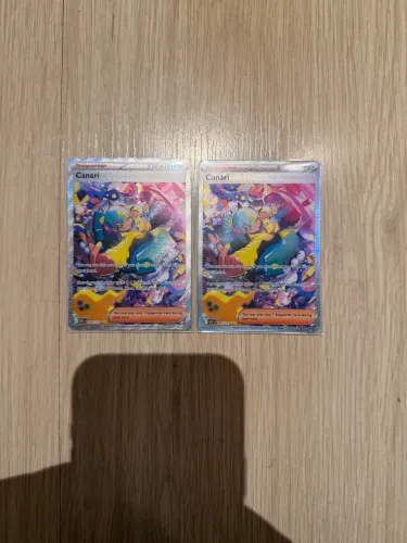 Dupla de cartas pokemon SAR NM br e ing