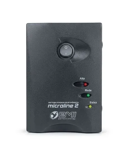 Estabilizador microline 2, BMI, 500W, 4 saída.