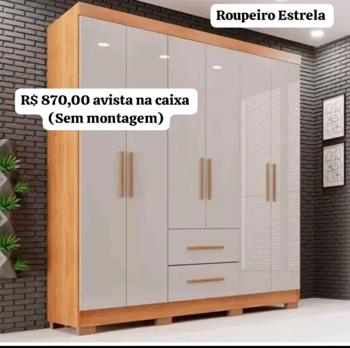 Roupeiro Estrela 6pts novo na caixa