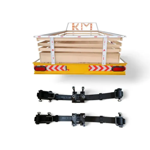 Kit Mola 800kg P/ Carretinha Reboque Trailers cada feixe tem 5 lâminas 62cm comprimento