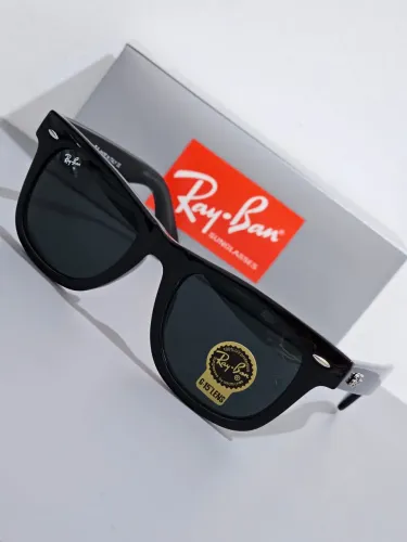 Óculos de sol Ray-Ban Wayfarer Masculino all black + Uv-400