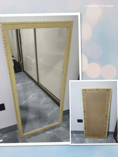 Espelho com moldura medida 1.15x55<br><br>R$ 100.00