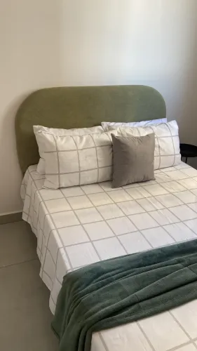 Cabeceira de cama box casal 140cm - Bouclê Oliva