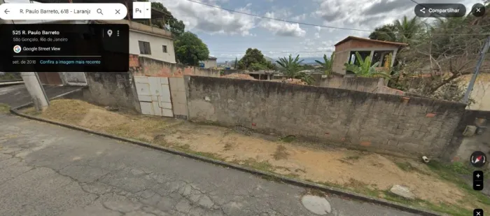 Vendo terreno no Laranjal - São Gonçalo com 525m²