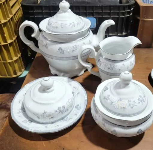 Jogo de café em porcelana Schmidt