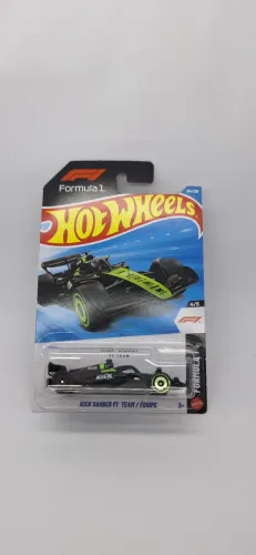FÓRMULA 1 KICK SAUBER F1 TEAM PRETO HOT WHEELS NOVO