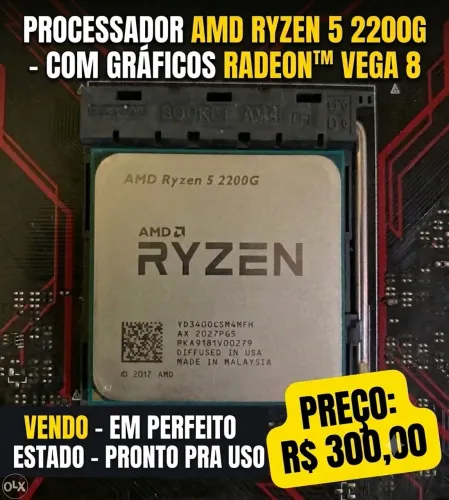 Processador Ryzen 5 2200G