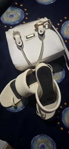 Tamanco + Bolsa couro fino