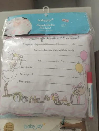 Travesseiro da lembrança baby