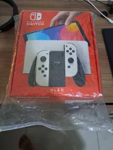 Nintendo Switch Oled (Branco) na caixa [usado]